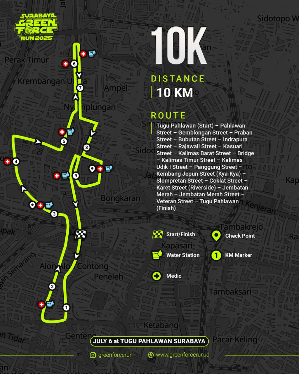 Barang Panas! Berikut Rute Seru Green Force Run 2025